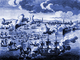 The Attack made on Tripoli Aug. 3, 1804